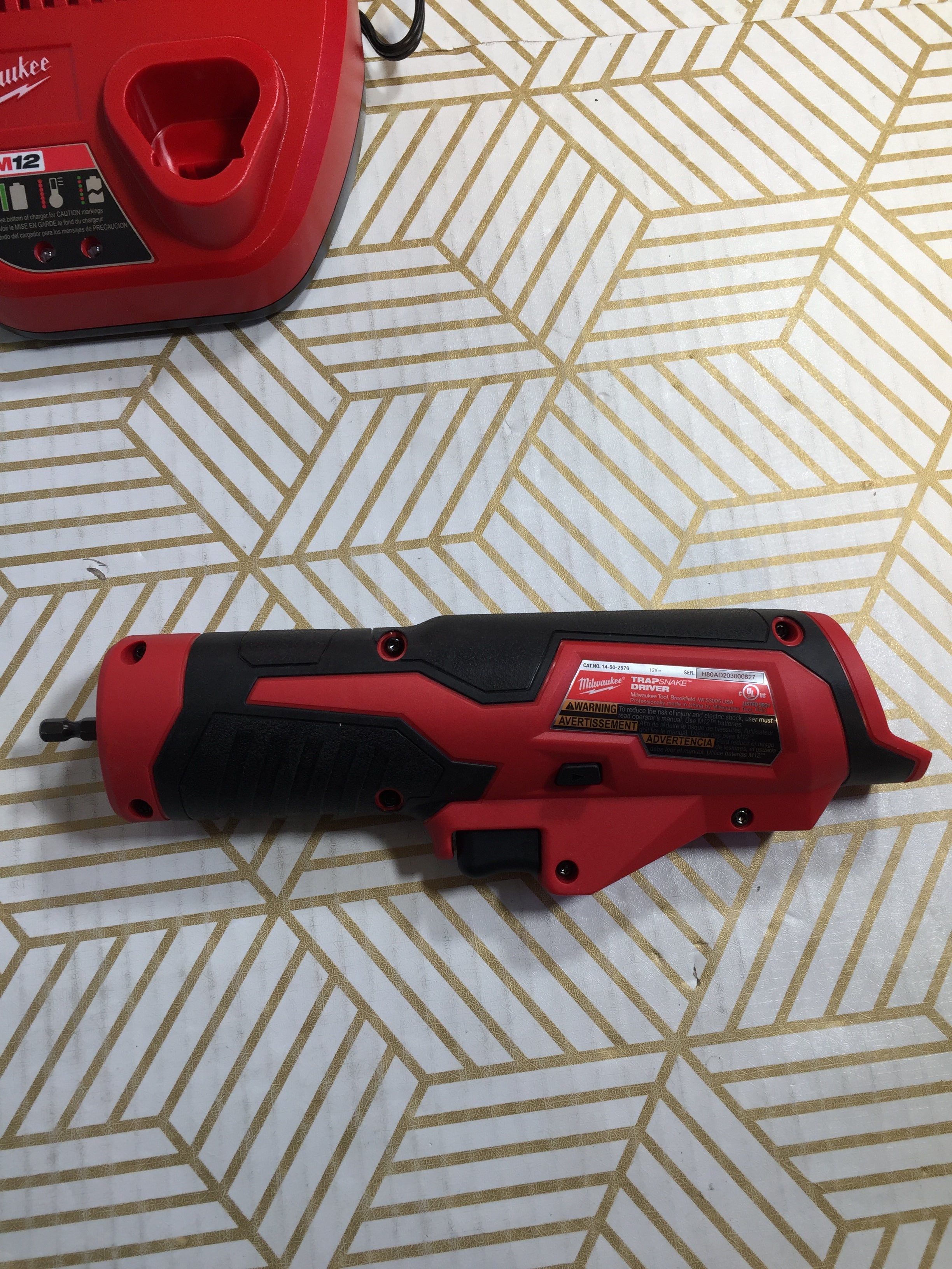 Genuine Milwaukee M12 Trap Snake Driver with Charger *NO BATTERY* (7937484587246)